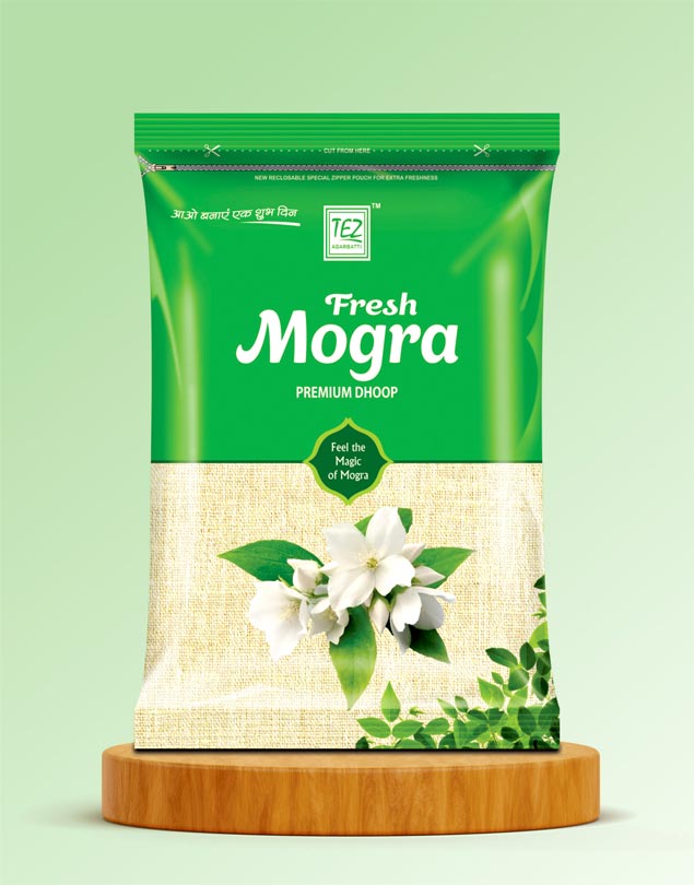 Fresh Mogra Premium Dhoop Sticks Zipper